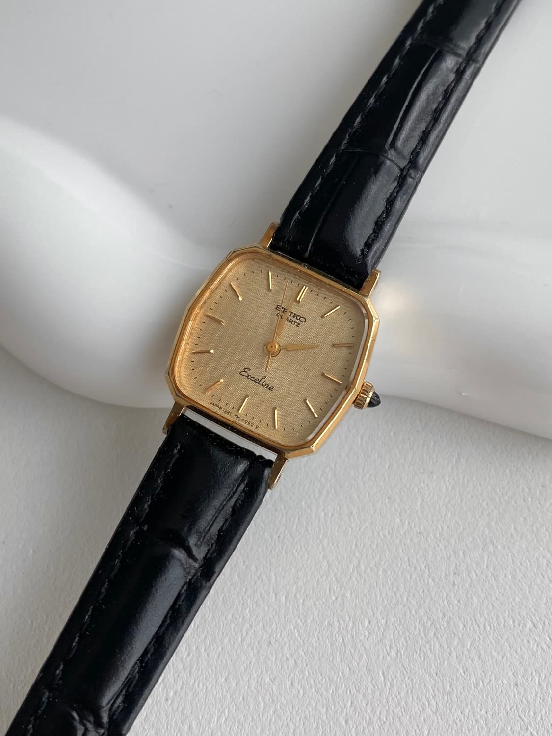 Seiko 세이코 엑셀린 쿼츠 골드 레이디스 상품이미지2