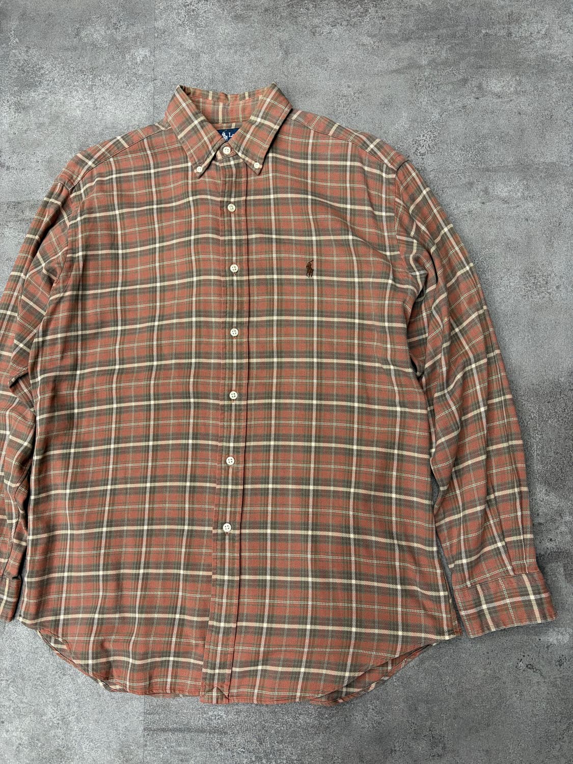 폴로 랄프로렌 플란넬 체크 셔츠 상품이미지3