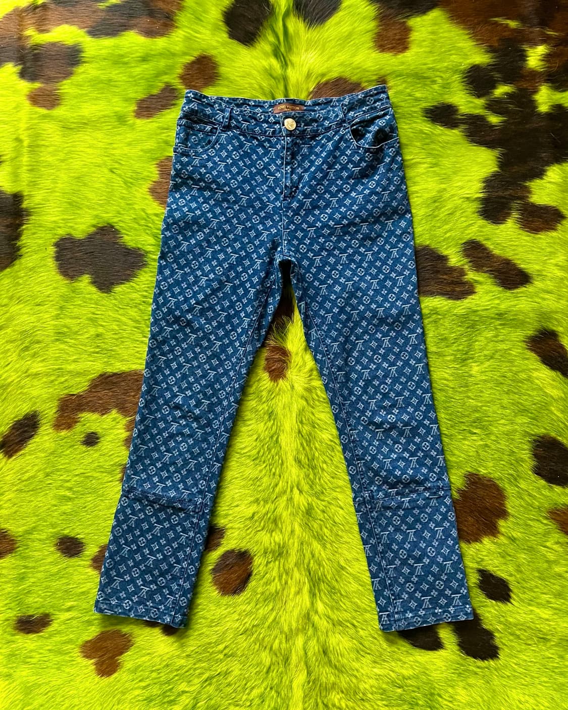 2000s Louis Vuitton Monogram Denim Pants 상품이미지3