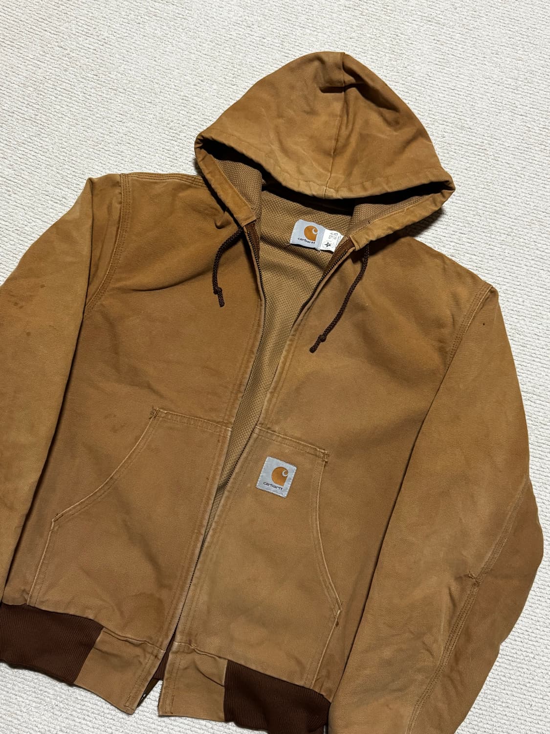 90s USA 칼하트 액티브 자켓 M 상품이미지2