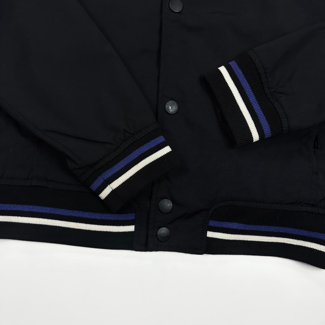 라코스테 미니멀 블루종 바시티자켓 블랙 M 상품이미지4