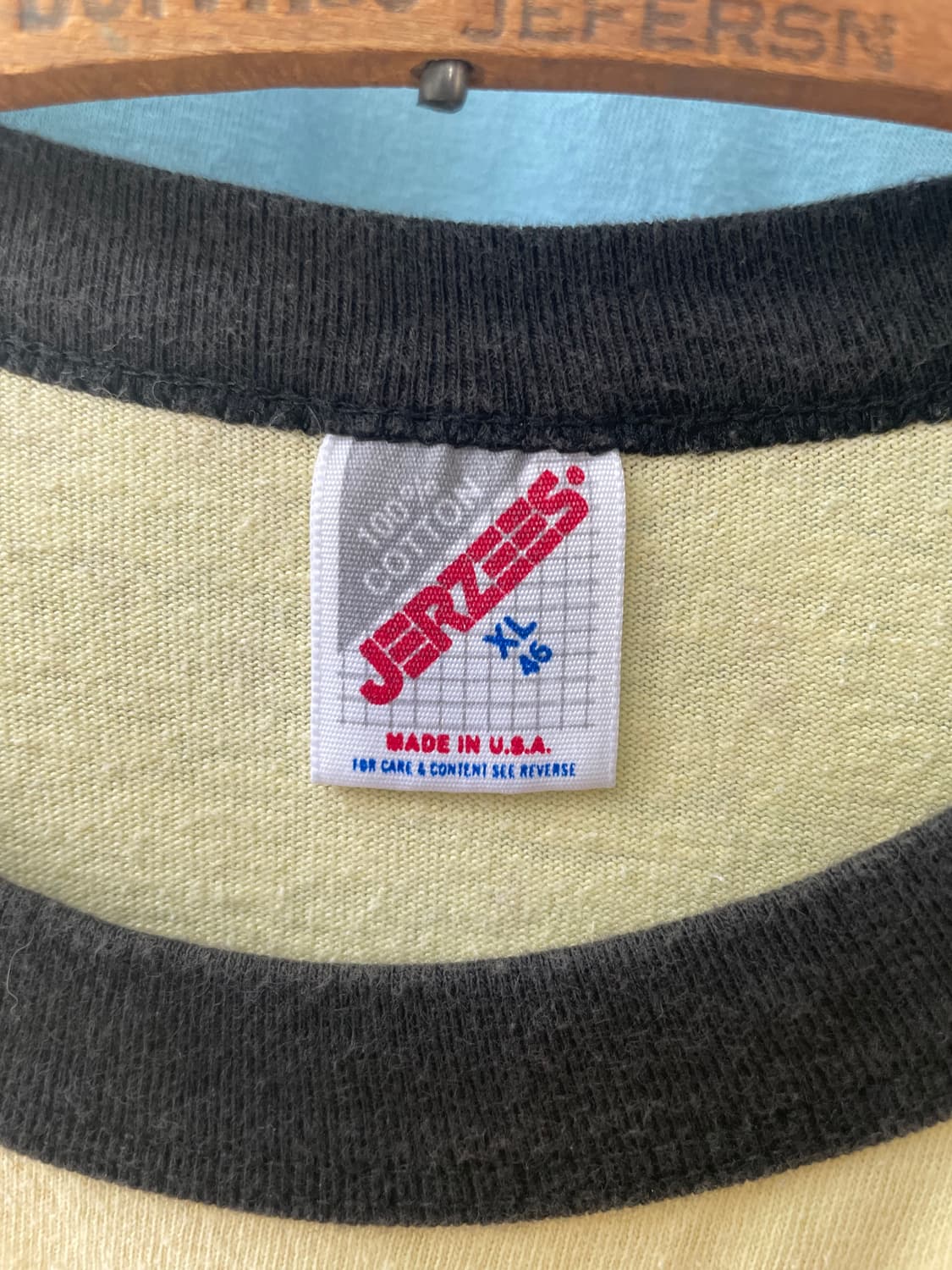 1980-90's Vintage JERZEES Ringer T-Shirt 상품이미지3