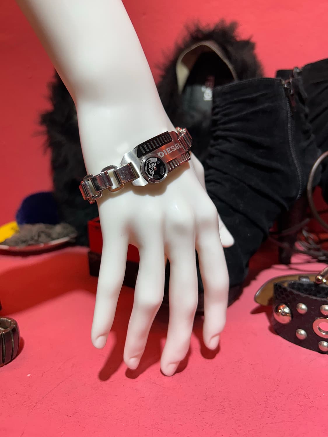 diesel bracelet 디젤 메탈 체인 팔찌 상품이미지1