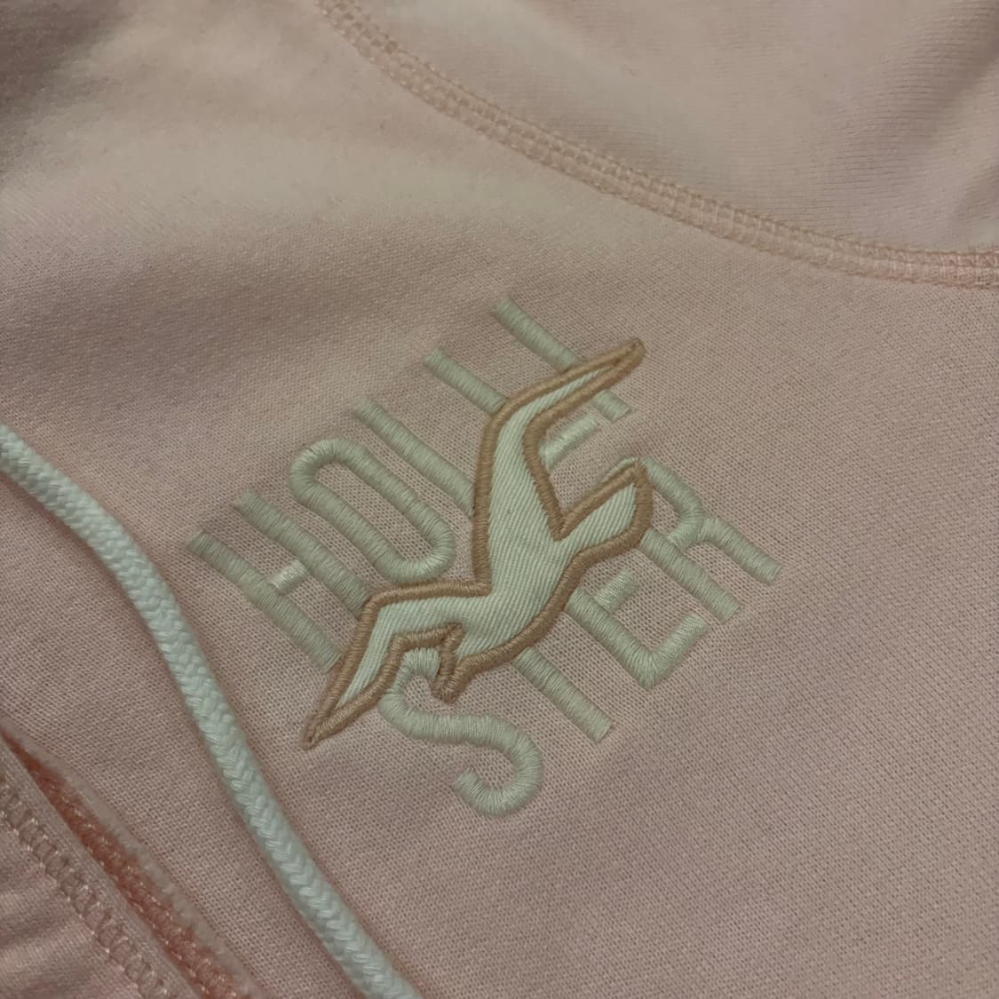 [S] 홀리스터 딸기우유 핑크 후드 가디건 B740 상품이미지4