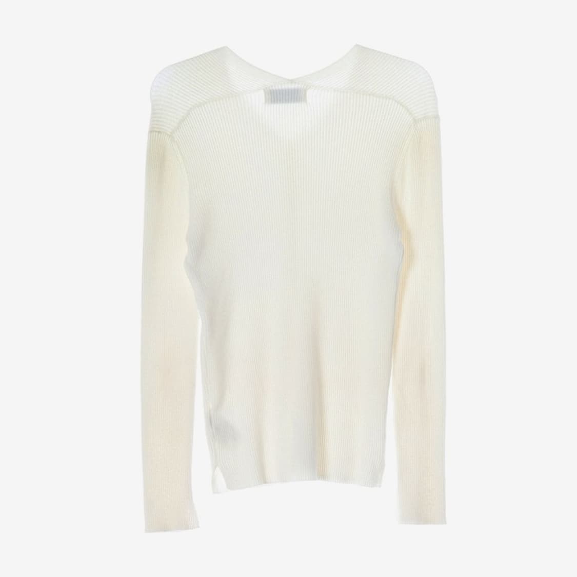 닉앤니콜 슬림핏 버튼 브이넥 골지 가디건 상품이미지2