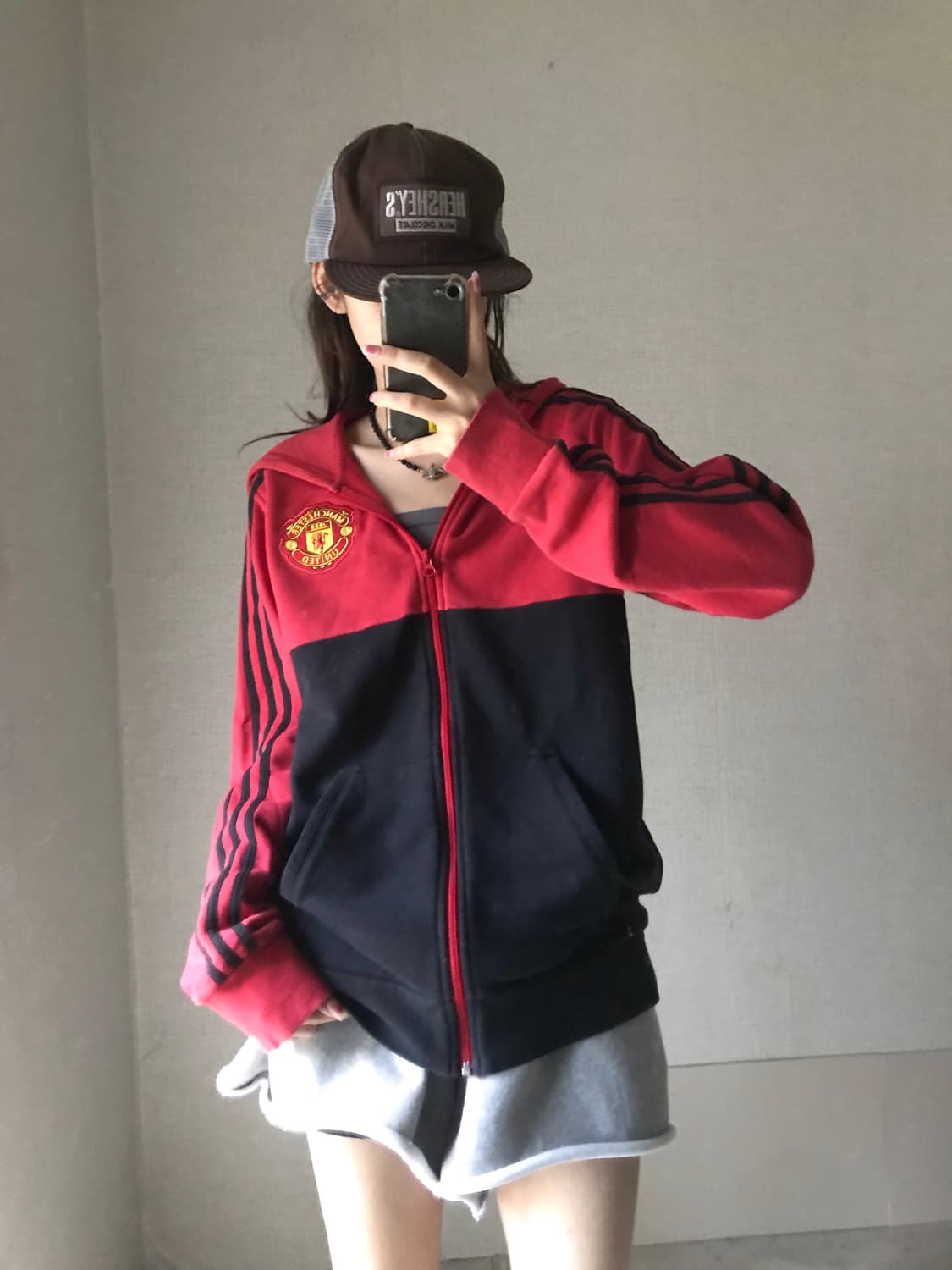 아디다스 맨유 후드집업 상품이미지4