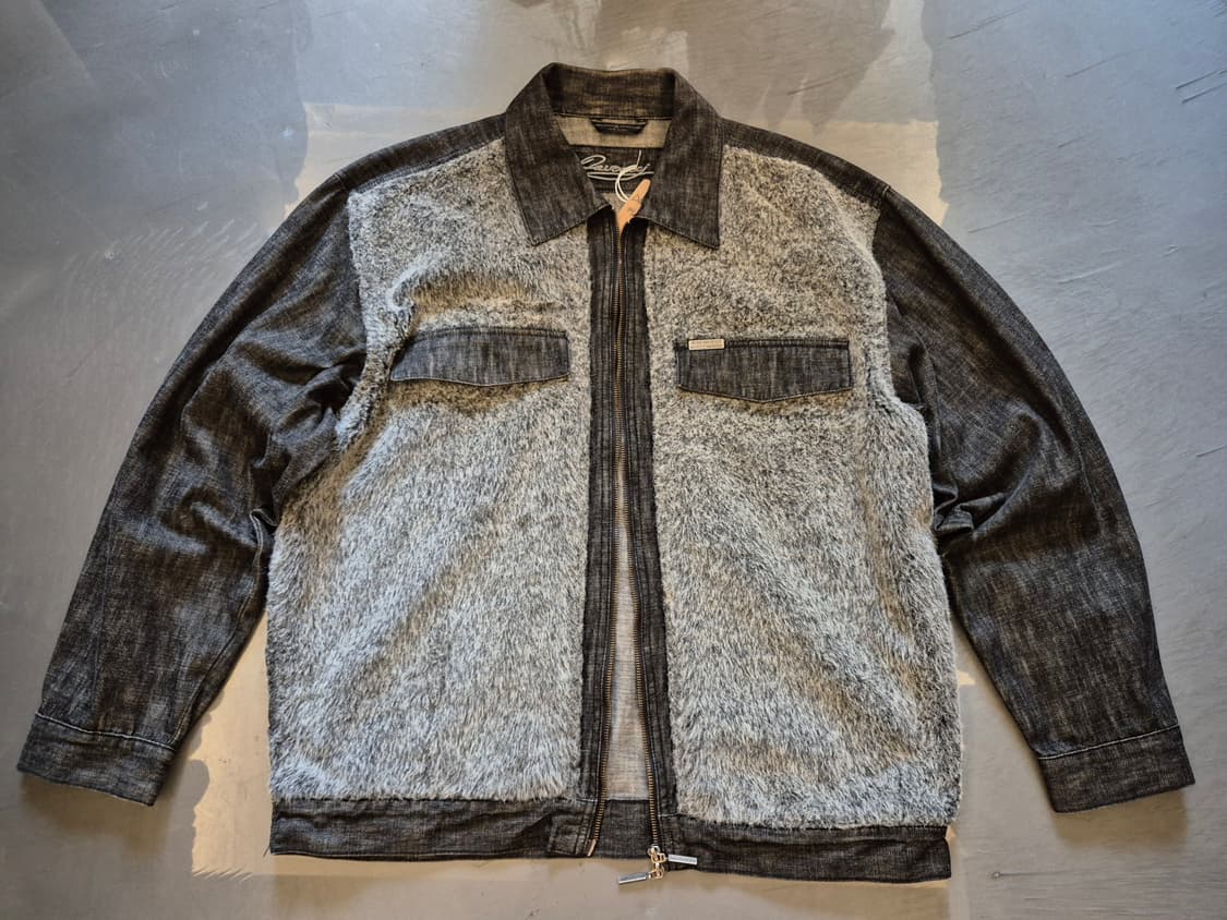 90s DAVOUCCI FUR 데님 자켓 상품이미지1