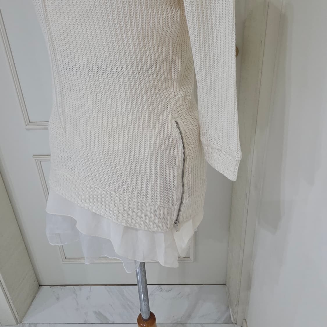 INGNI 일본빈티지) 모리걸 히메라떼갸루st 니트 레이어드 롱슬리브 상품이미지5