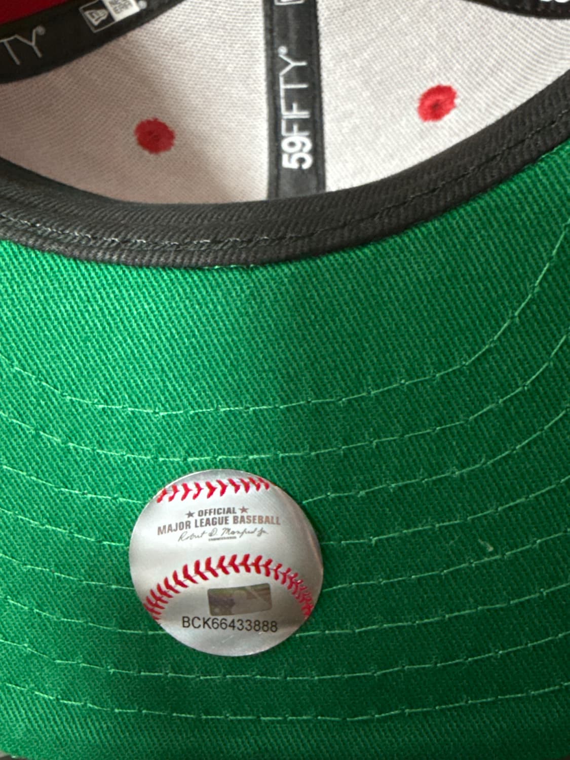 뉴에라 mlb 어센틱 세인트루이스 카디널스 피티드 캡 게임 스칼렛  상품이미지3