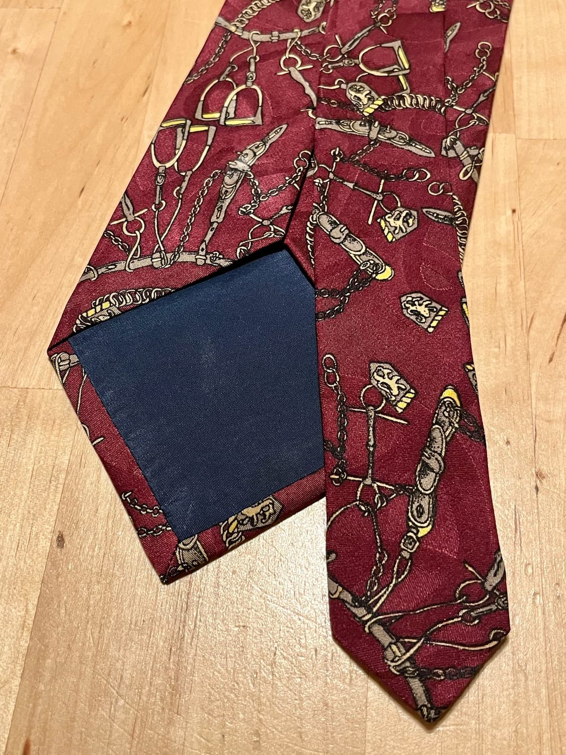 [새상품급] 로베르타 발디니 파리 - 클래식 100% 실크 넥타이 (와인 상품이미지6