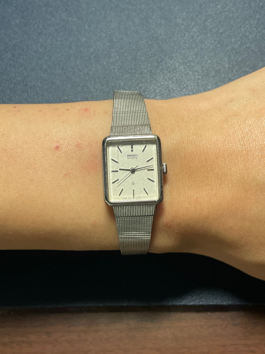 빈티지 세이코 쿼츠 메탈 시계 상품이미지2