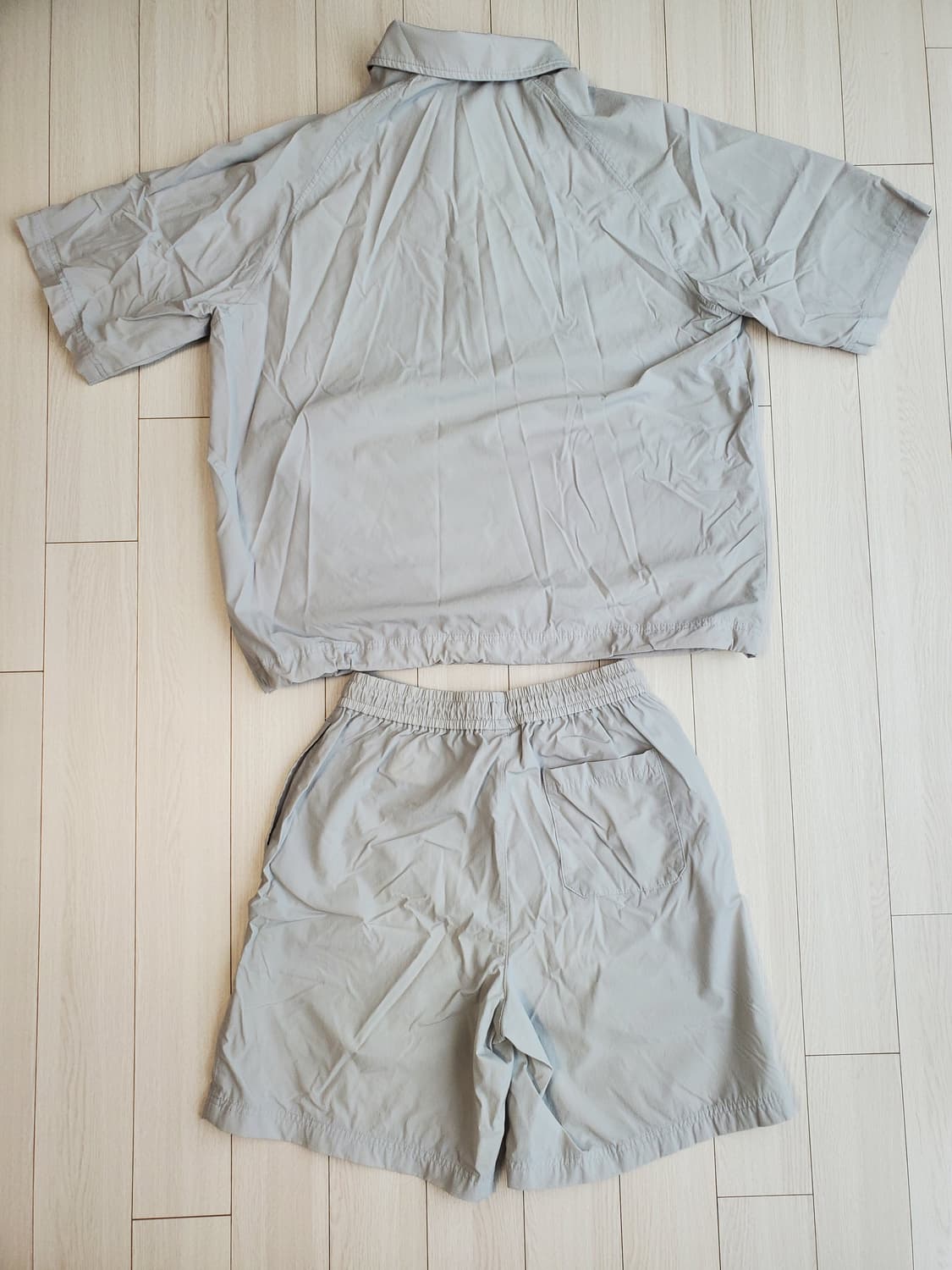 새상품급)스파오 남녀공용 라이트 화섬쇼츠(8인치) 아노락 세트 사이즈s 상품이미지10