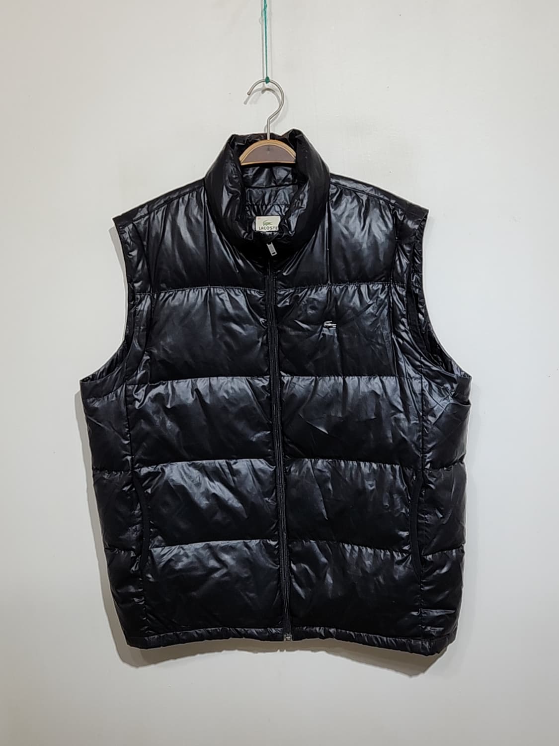 (105) 라코스테 오리털 패딩조끼 블랙 다운 베스트  상품이미지1