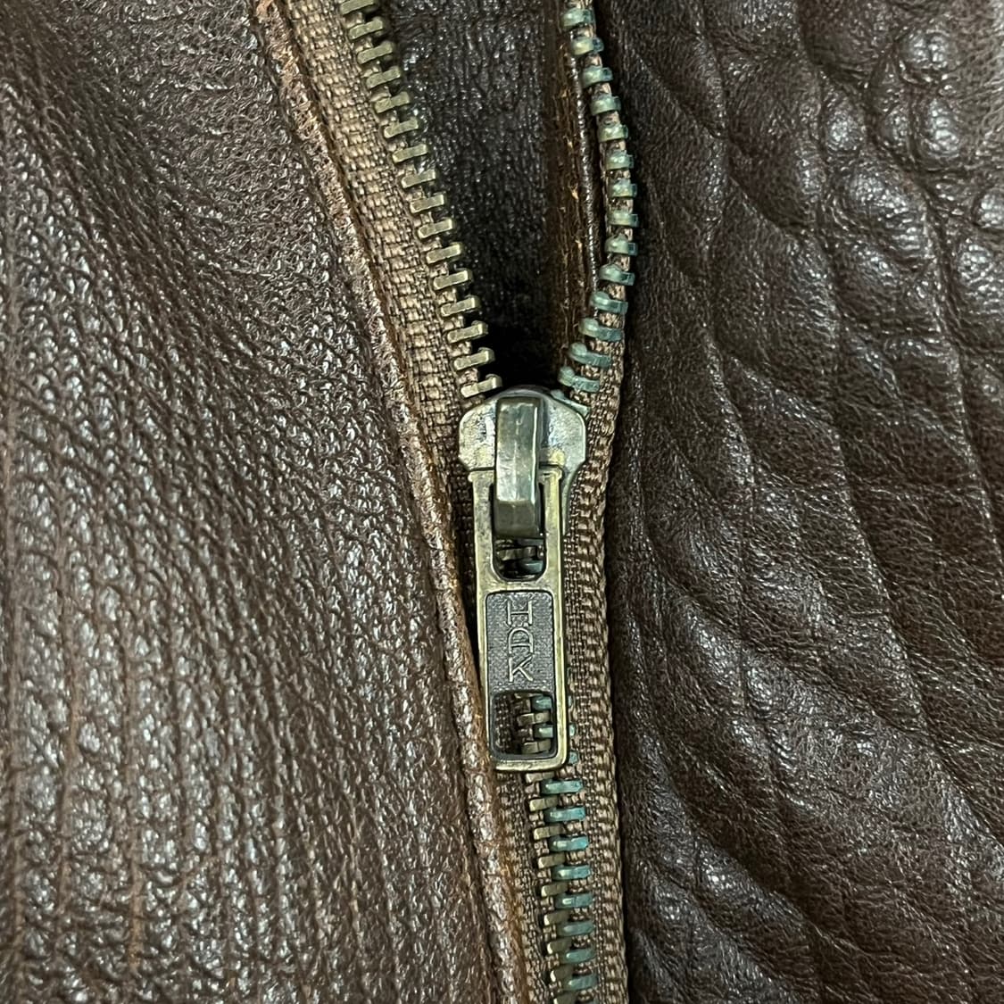 [정품/110] 빈티지 브라운 가죽 무스탕 자켓 b16 상품이미지7