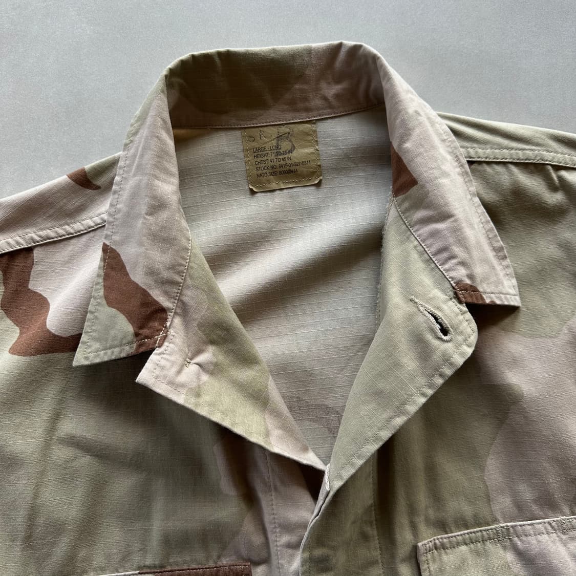 [L-L]U.S. ARMY 미군 데저트카모 이라크전 BDU 자켓 상품이미지9