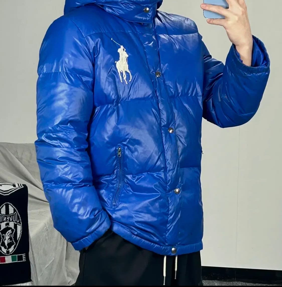 폴로 빅포니 유광 패딩 상품이미지2