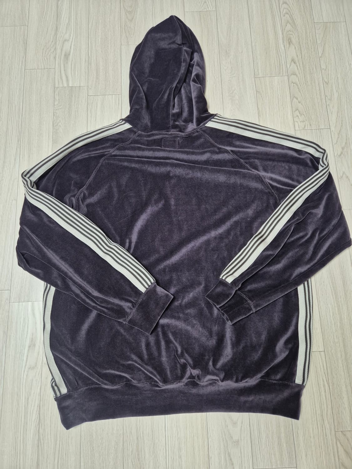 [새상품][XL] 니들스 트랙 후드 벨루어 차콜 QV320B 상품이미지3