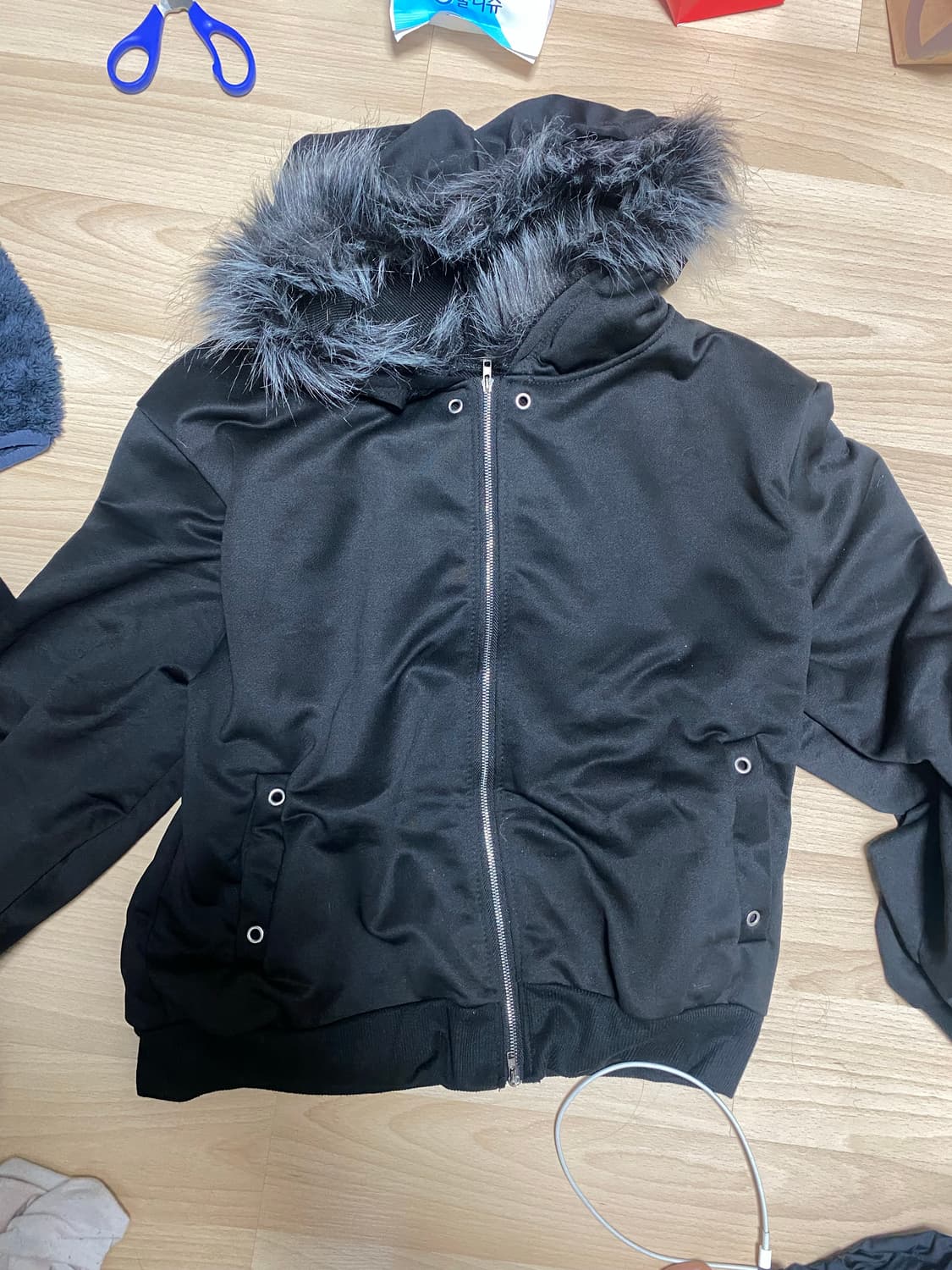 고스 퍼 후드집업 상품이미지1