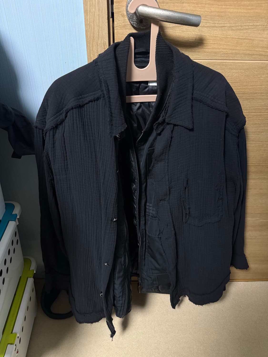 써저리 디스트로이드 거즈 셔츠 L 상품이미지1