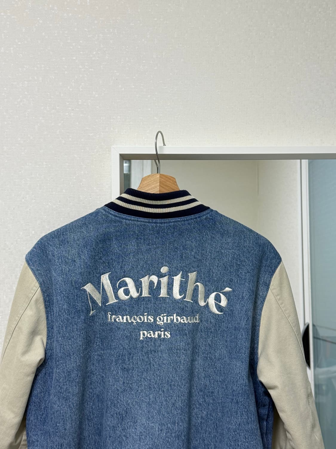 마리떼 프랑소와 저버 데님 바시티 재킷 상품이미지2