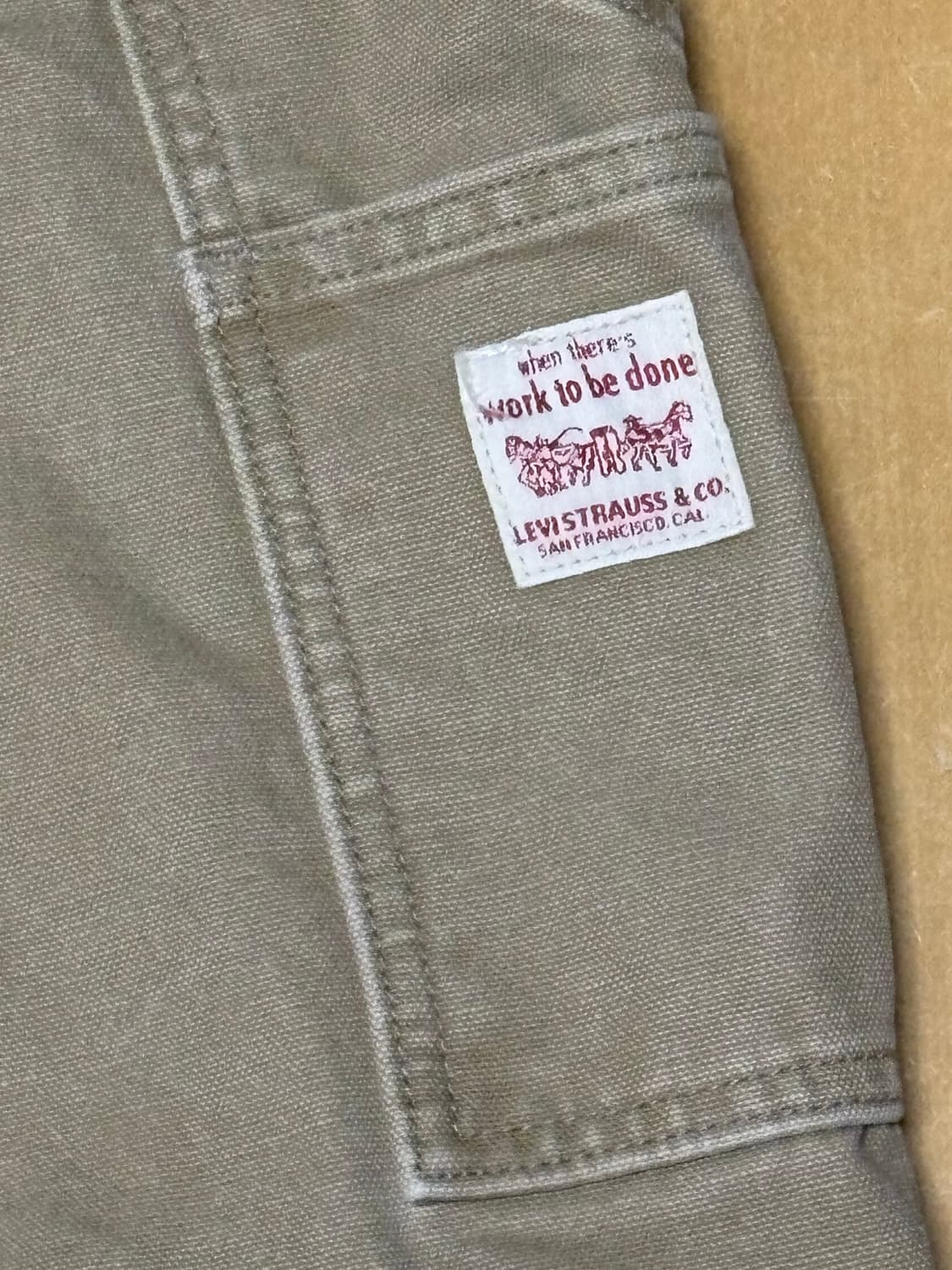 리바이스 568 카펜터 팬츠 베이지 상품이미지4