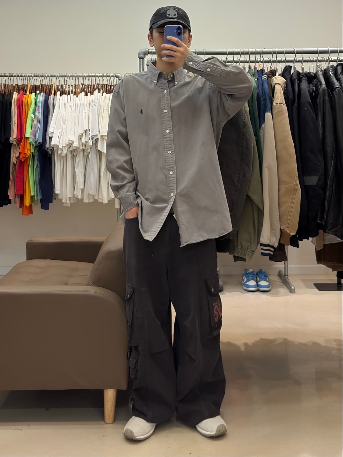 폴로 랄프로렌 셔츠 그레이 상품이미지6