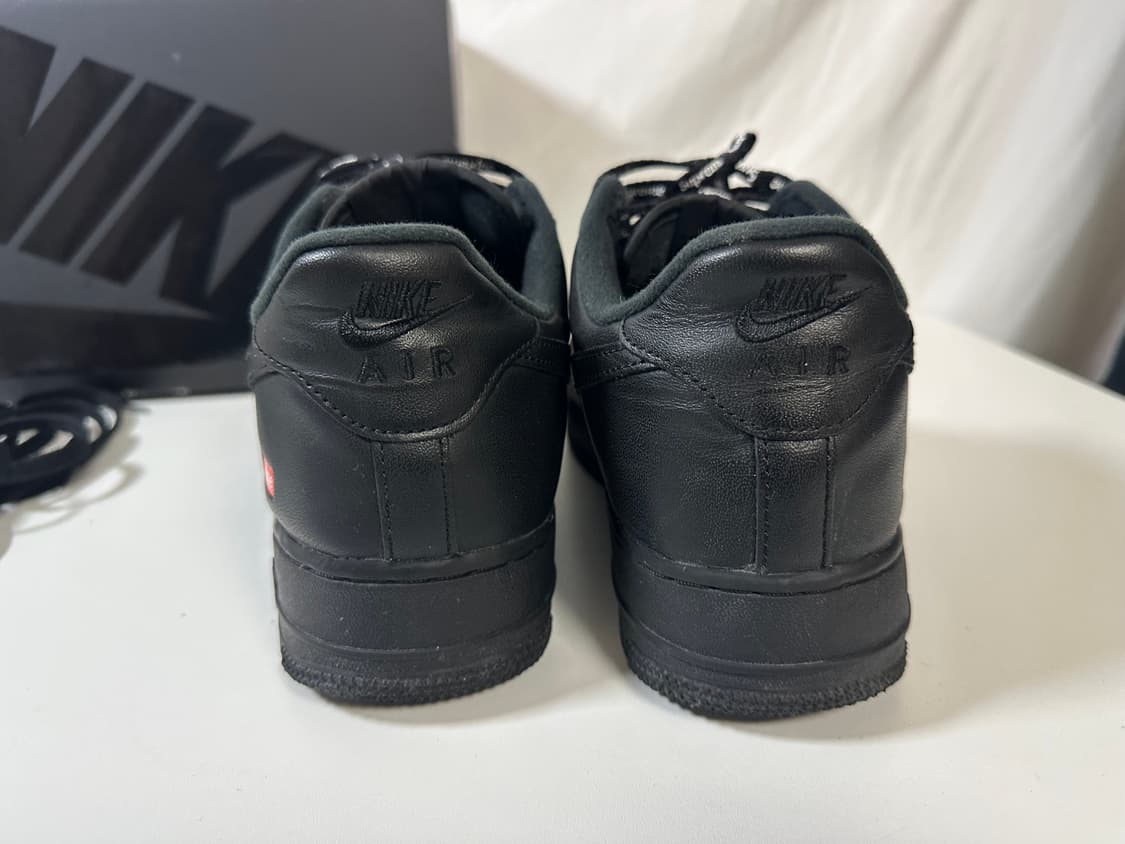 슈프림 나이키 에어포스 블랙 (265) 상품이미지7