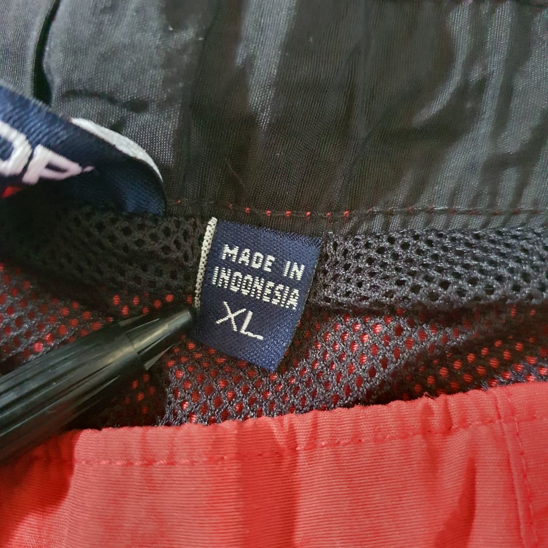 90s 폴로 스포츠 레드색 스윔 쇼츠 상품이미지6