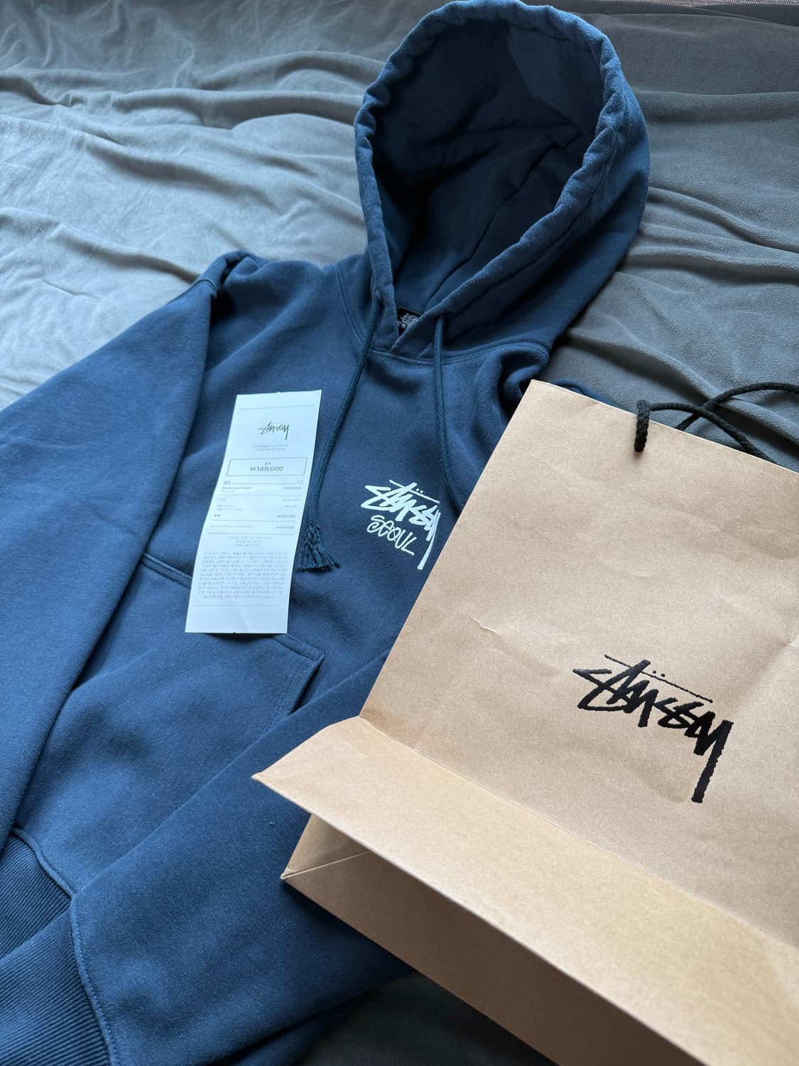 스투시 서울 후드티 M 상품이미지1