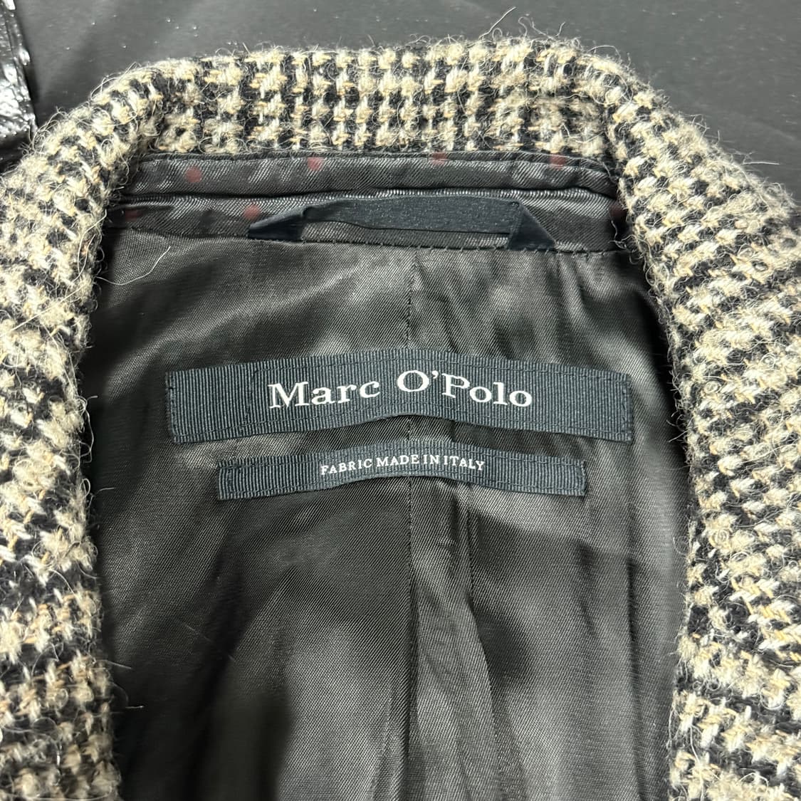 마르코 폴로 울 & 알파카 혼방 체크 롱 코드 상품이미지5