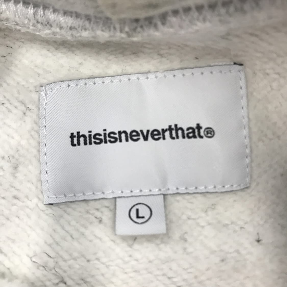 디스이즈네버댓 자수로고 후드티 [L] 상품이미지5