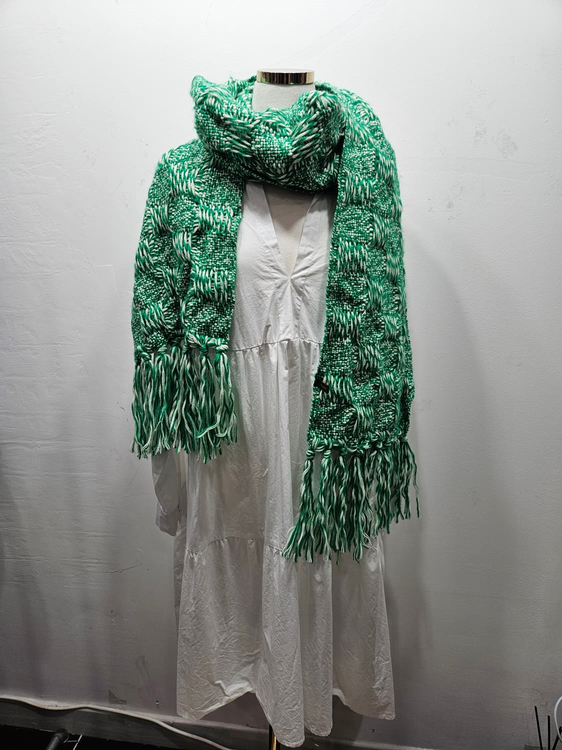 꽈배기 니트 머플러 상품이미지2