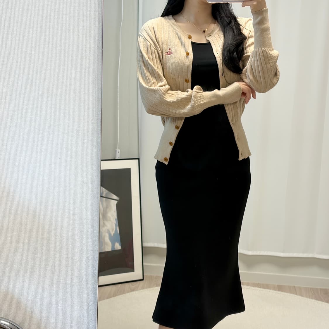 비비안웨스트우드 레드라벨 코튼 아일렛 가디건 상품이미지9