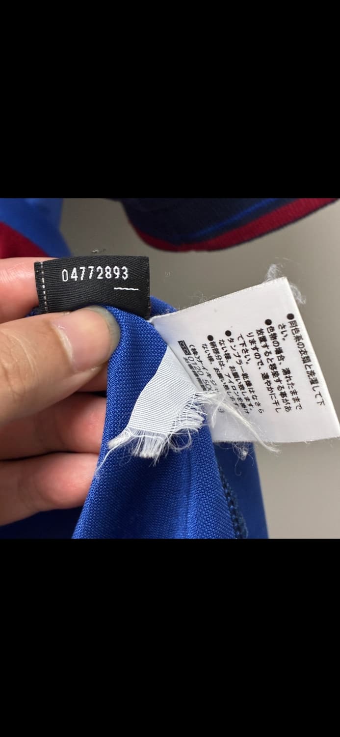 바르셀로나 99-00 유니폼 일본 1차 복각 상품이미지6