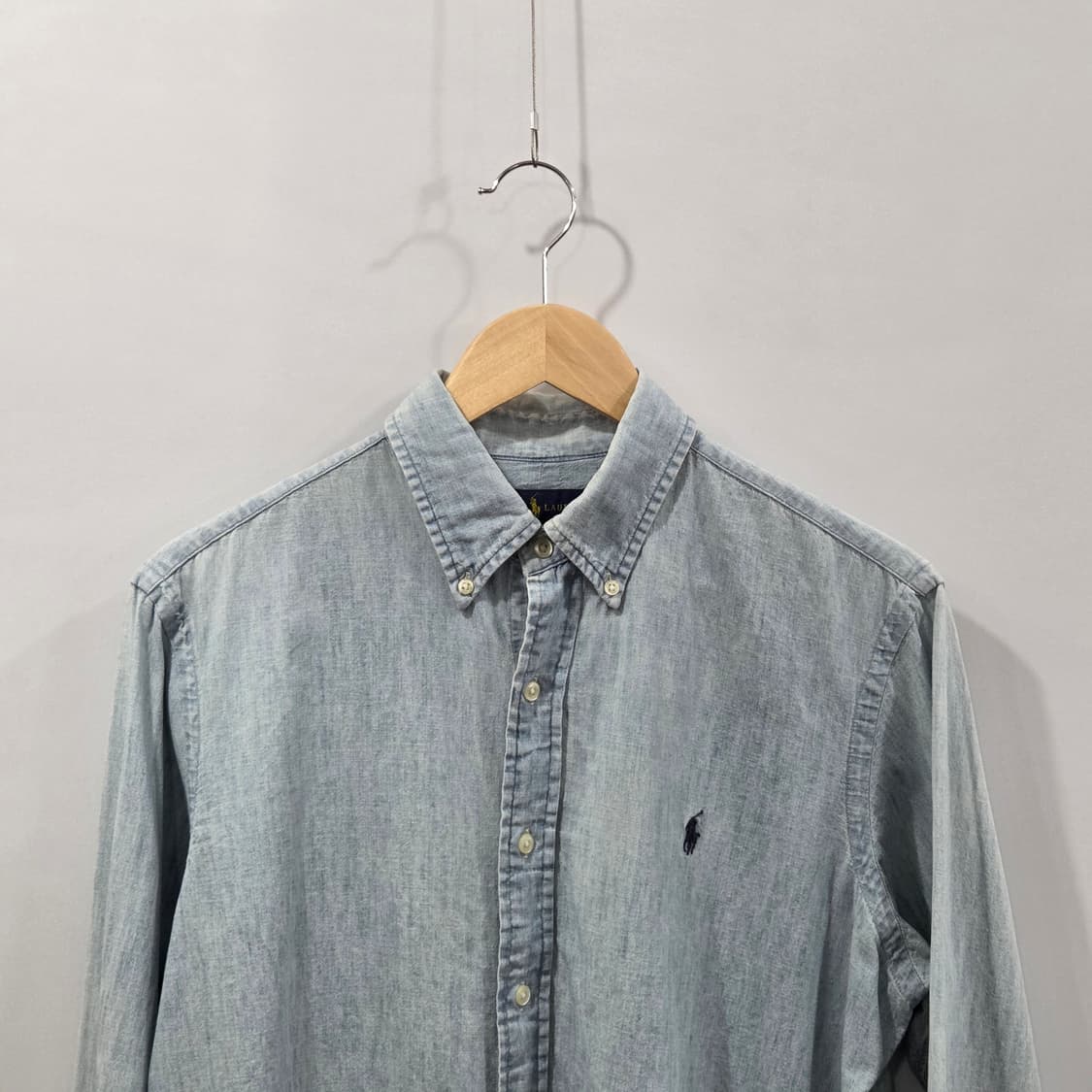 폴로랄프로렌 버튼다운 샴브레이 셔츠 M 상품이미지2