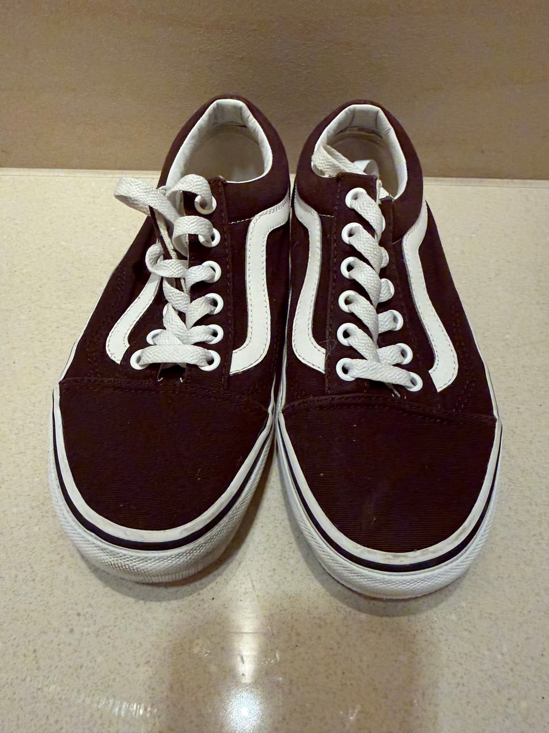(새상품급) 반스 올드스쿨 브라운 스니커즈 W7 M5.5 유니섹스 컨버스 상품이미지1
