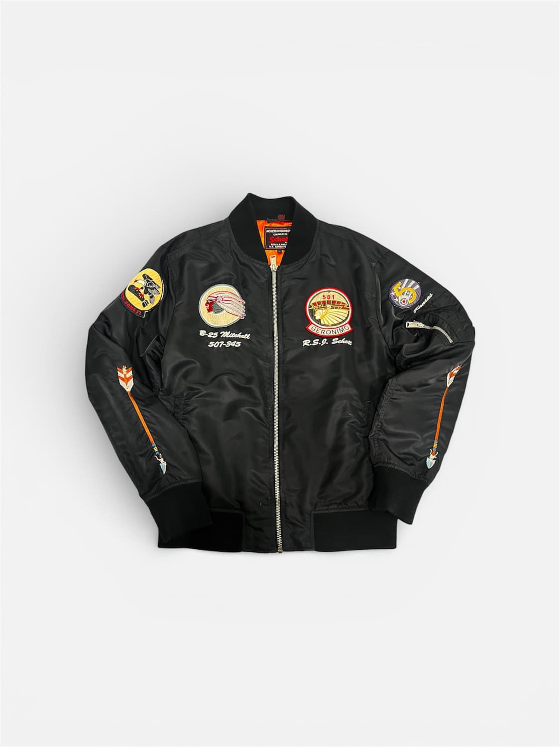 Schott 쇼트 Apache MA-1 패치워크 봄버 L 상품이미지1