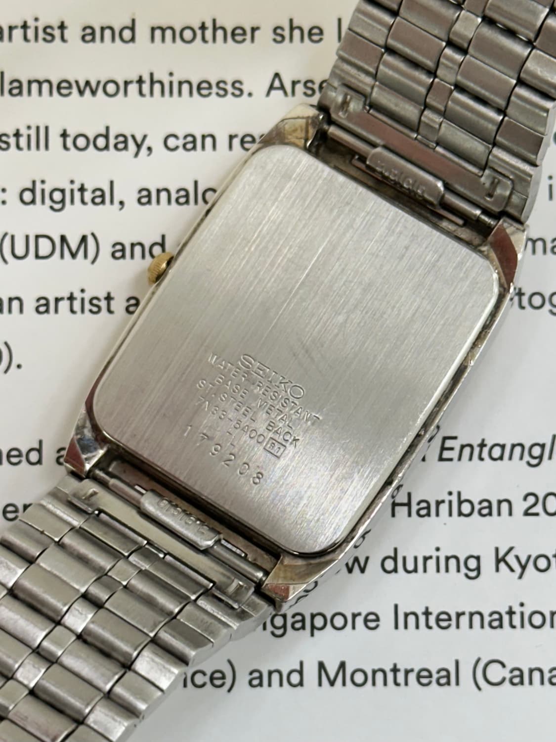 세이코 seiko 쿼츠 시계 상품이미지6