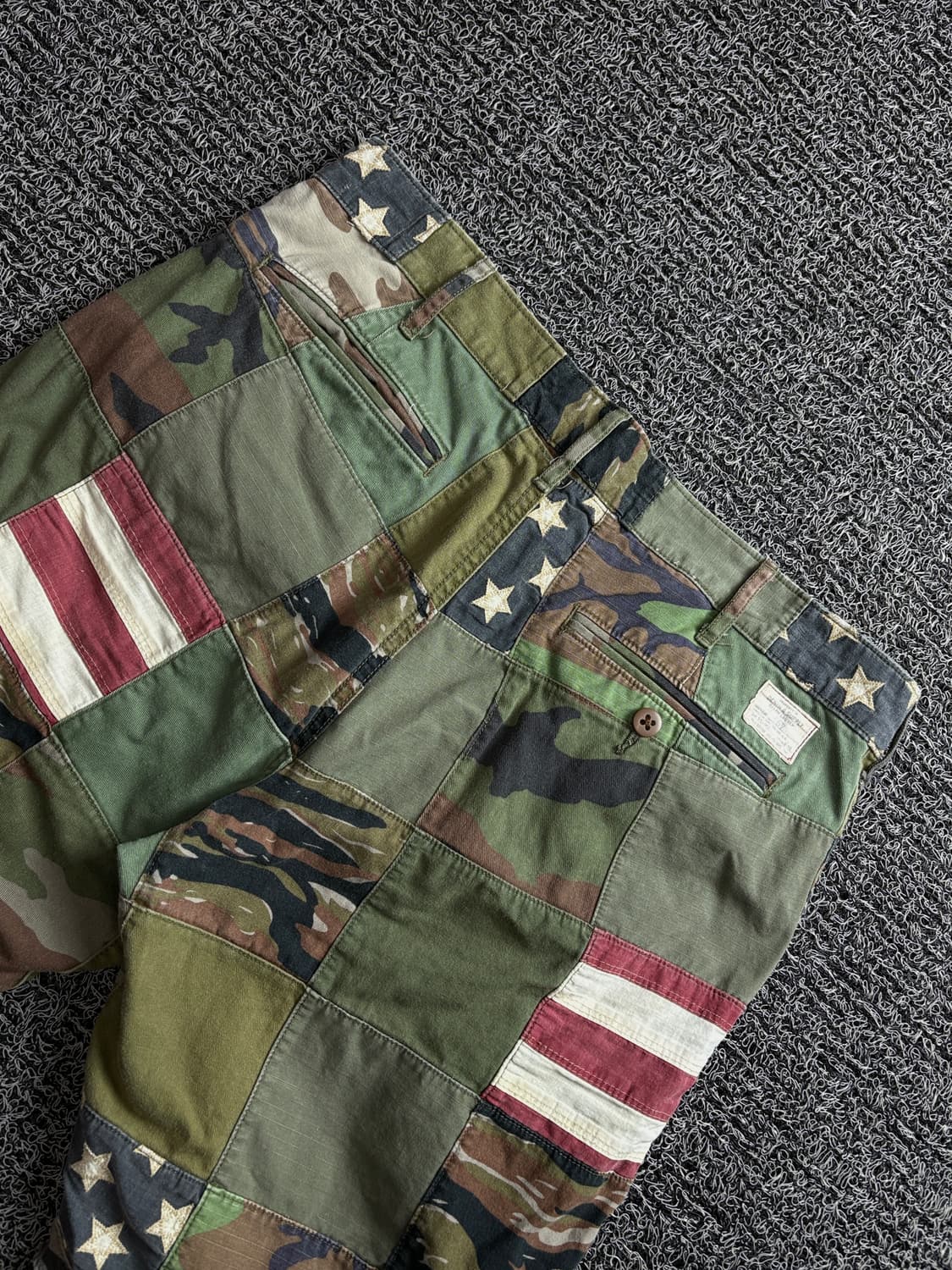 폴로 데님 앤 서플라이 패치워크 밀리터리 하프 팬츠 3628 상품이미지5