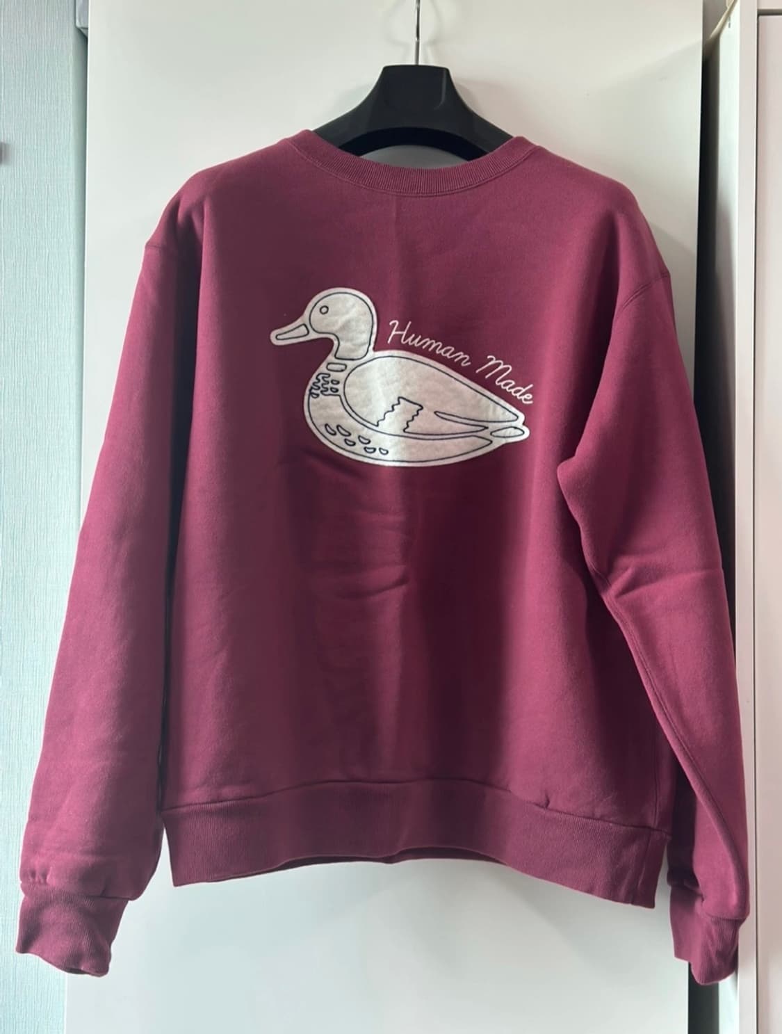 휴먼 메이드 그래픽 스웨트셔츠 버건디 XL 상품이미지2