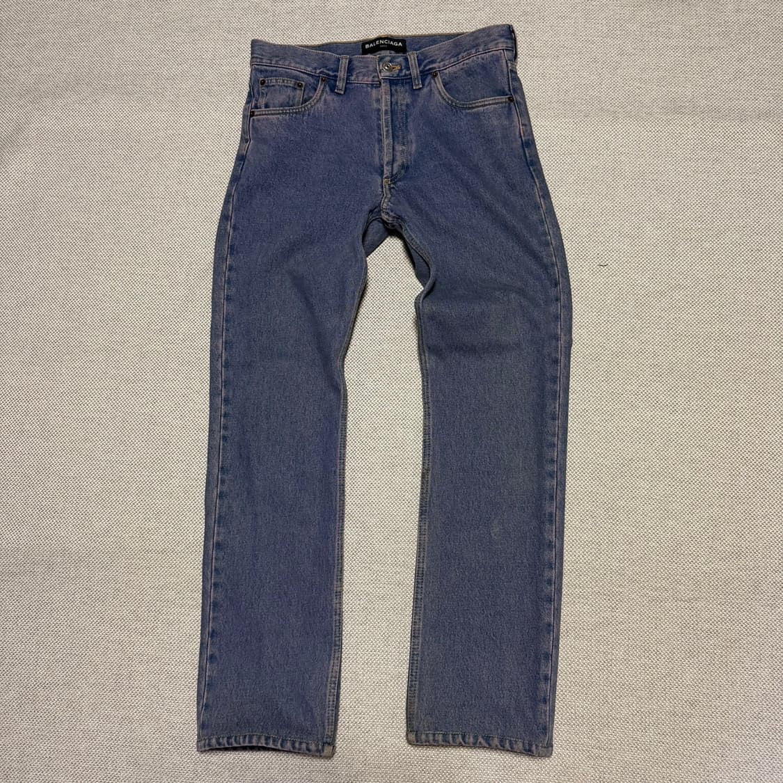 18ss 발렌시아가 핑크 중청 데님 팬츠 상품이미지1