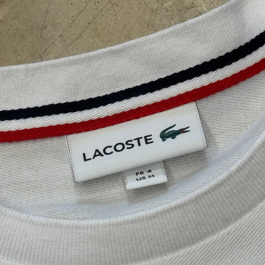 🫶🏻 라코스테 포켓 White 반팔티셔츠 🫶🏻 상품이미지4