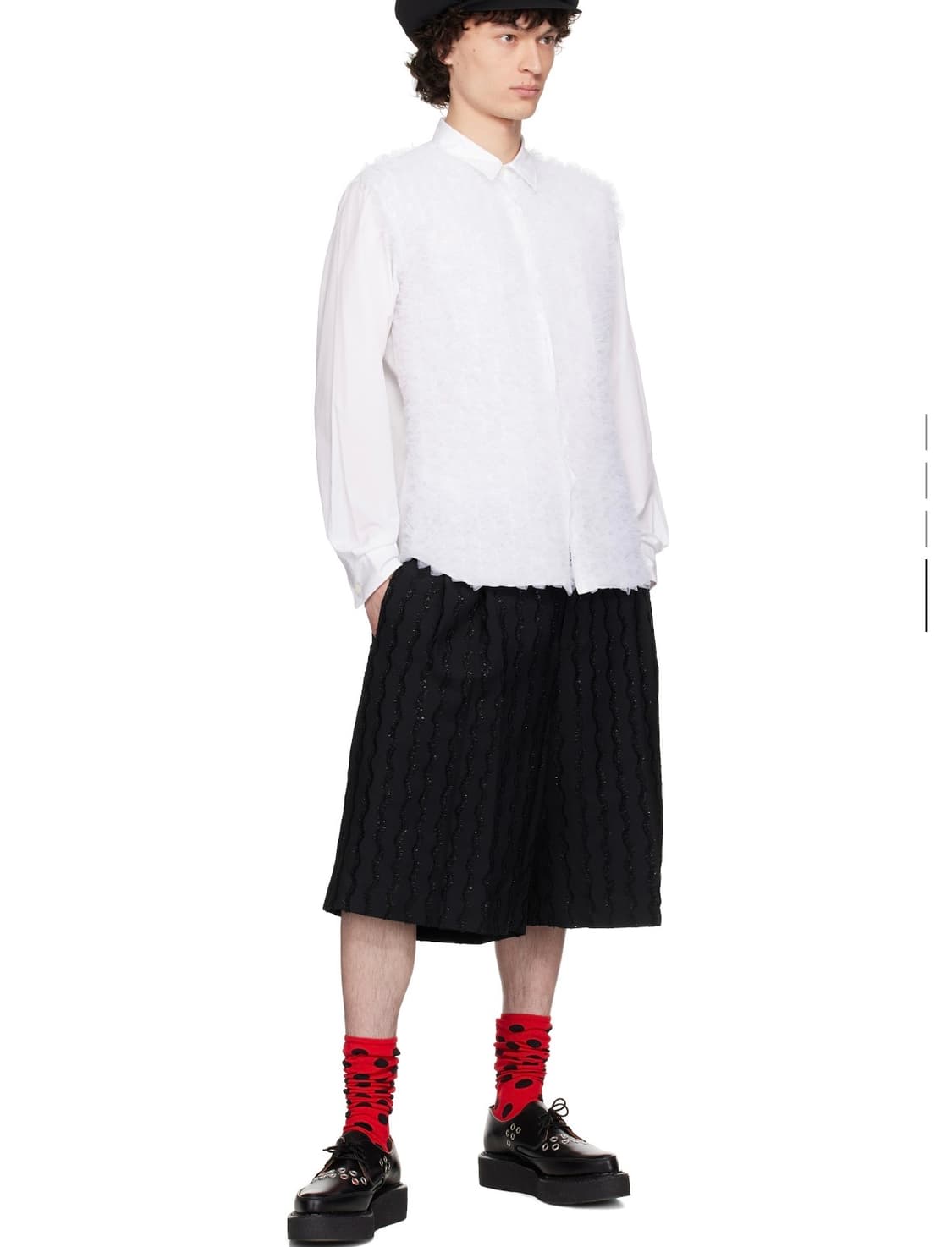 꼼데가르송 옴므플러스 / 25SS 블랙 쇼츠 / L 상품이미지3