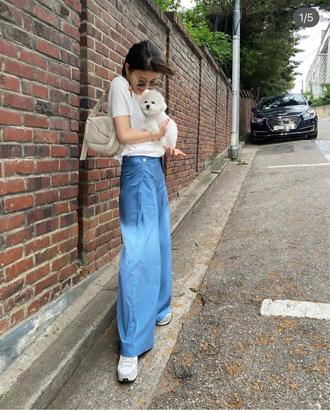 마뗑킴(matin kim) 폴딩 버튼 팬츠 상품이미지2