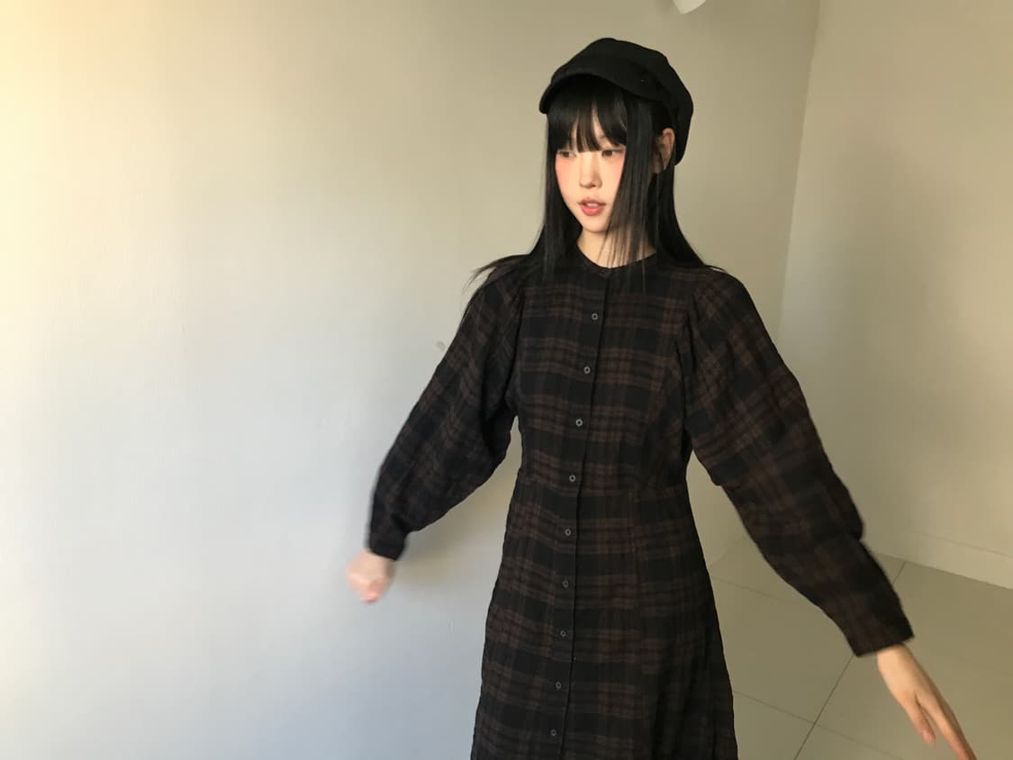 Check shirts dress 상품이미지3