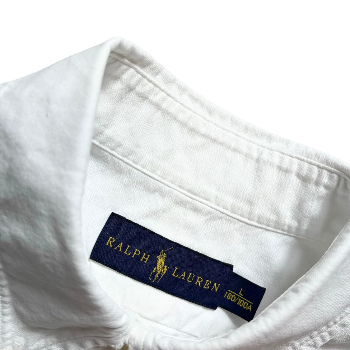 폴로 옥스퍼드면 화이트 셔츠 상품이미지3