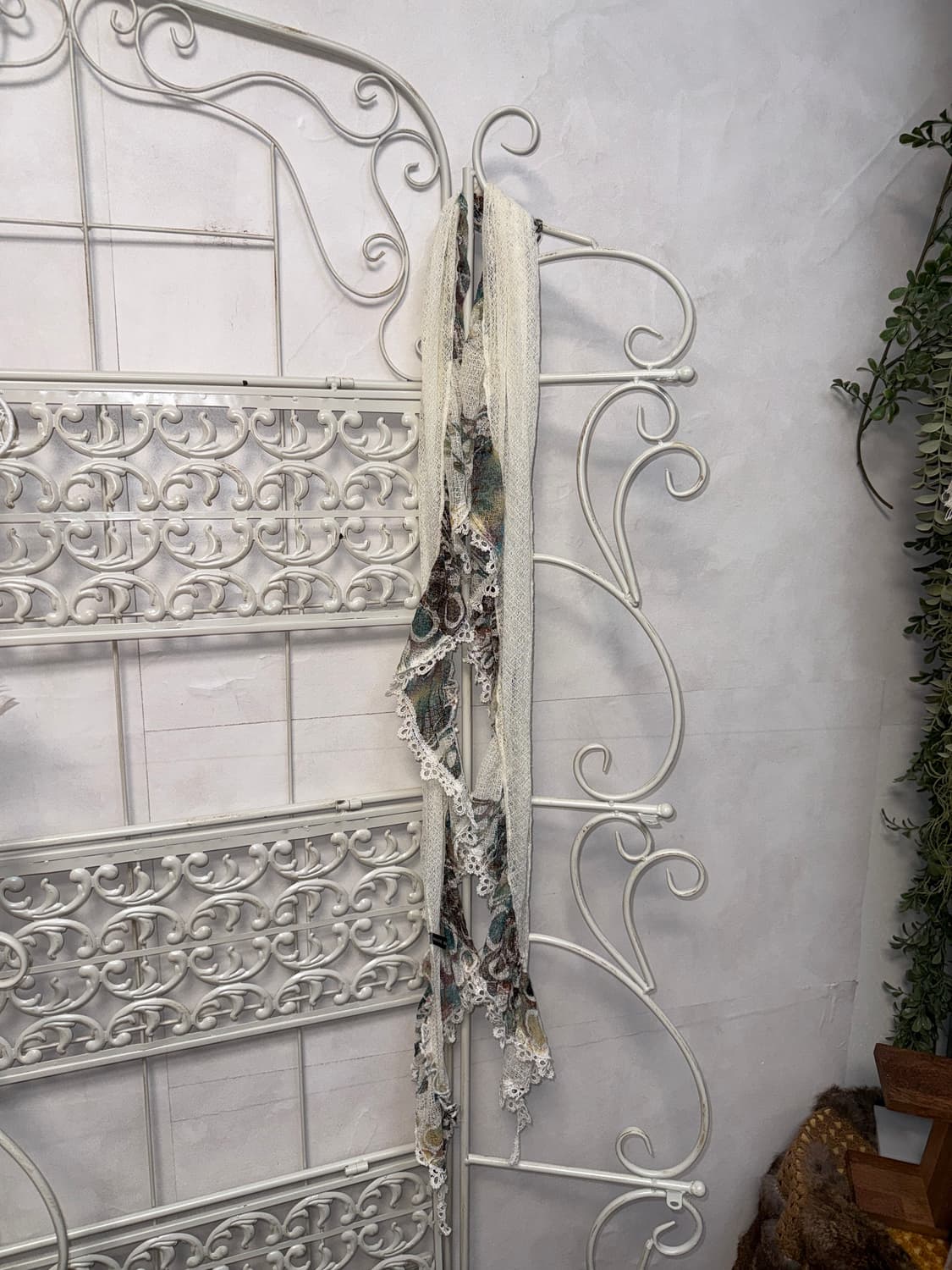 Blue brown fairy lace scarf 상품이미지1