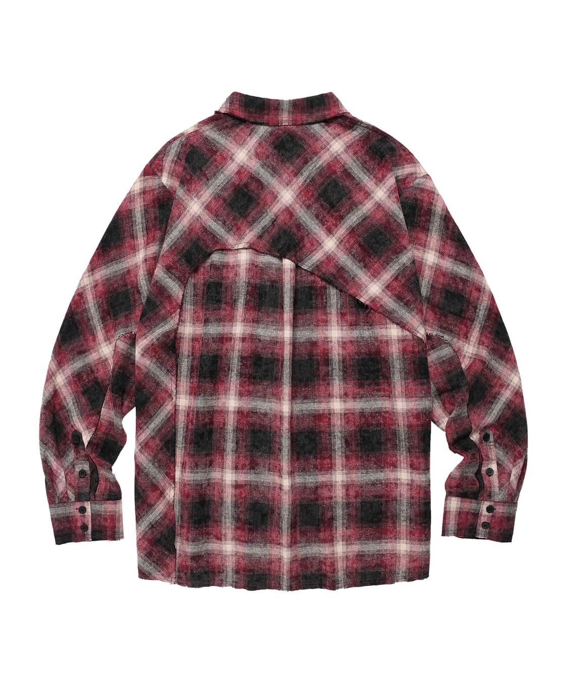 더바이닐하우스 레드 체크 셔츠 상품이미지5