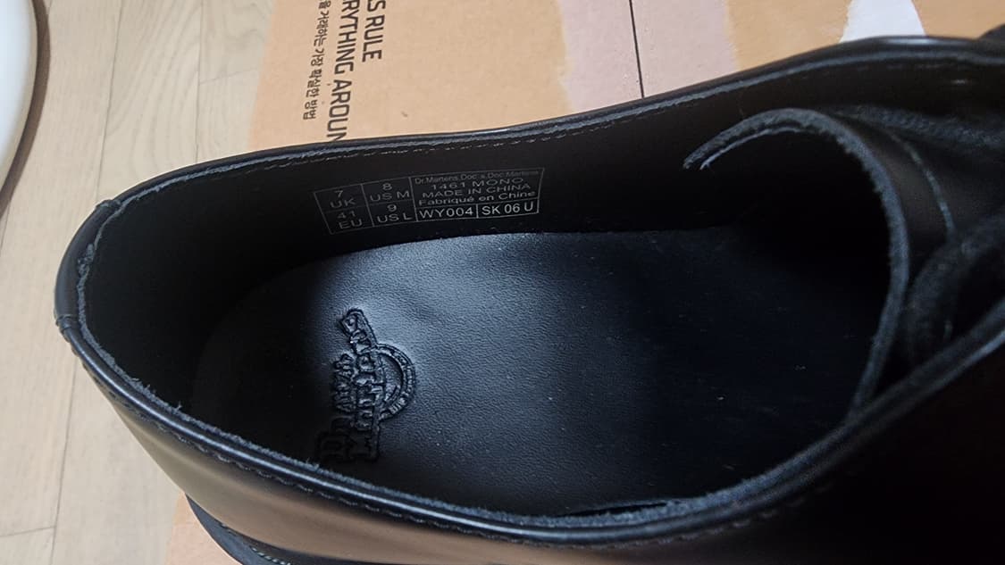 닥터마틴 1461 모노 스미스  블랙 260 상품이미지3