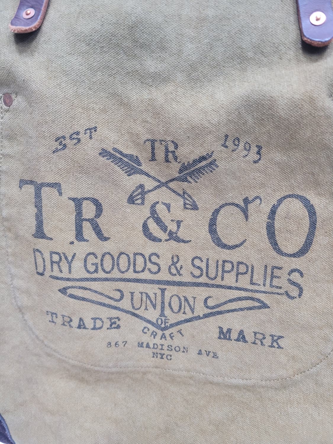 TR&CO 캔버스 토트백 겸 숄드백
 상품이미지3